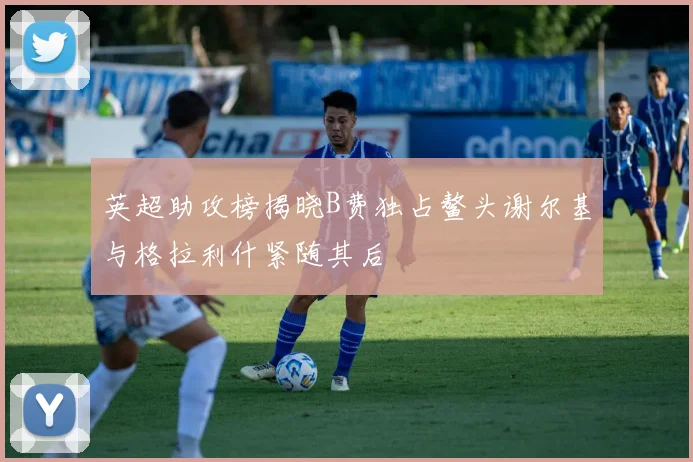 英超助攻榜揭晓B费独占鳌头谢尔基与格拉利什紧随其后
